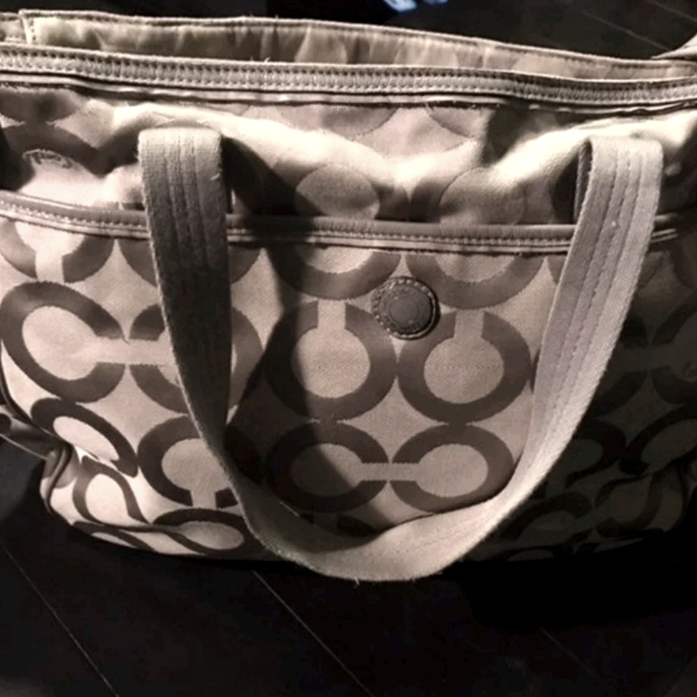 Authentic Coach diaper bag
